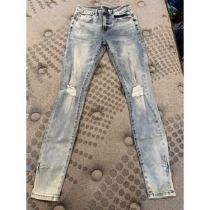 Kollar Men's  Blue Jeans Size 30 Distressed Skinny
